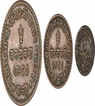 Copper Coins of Khengarji III of Kutch State.