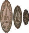 Copper Coins of Khengarji III of Kutch State.