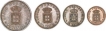 Bronze Coins of  Carlos I of Goa of India Portuguese.