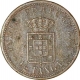 Bronze Half Tanga Coin of Carlos I of Goa of Portuguese India.