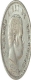 Silver Five Hundred Ries Coin of Carlos I of Goa of Potuguese India.