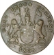 Copper Twenty Cash Coin of Madras Presidency.