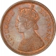 Copper Half Pice Coin of Victoria Empress of Calcutta Mint of 1894.