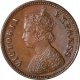 Copper Half Pice Coin of Victoria Empress of Calcutta Mint of 1900.