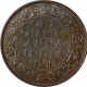 Bronze One Quarter Anna Coin of King George VI of Calcutta Mint of 1939.