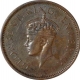 Bronze One Quarter Anna Coin of King George VI of Calcutta Mint of 1939.