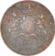 Copper Half Anna Coins of East India Company of Madras Mint of 1835.