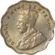 Cupro Nickel One Anna Coin of King George V of Calcutta Mint of 1934.