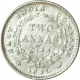 Silver Two Annas Coin of Victoria Queen of Madras Mint of 1841.