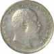 Silver Two Annas Coin  of King Edward of Calcutta Mint of 1907.