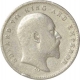 Silver Two Annas Coin of King Edward VII of Calcutta Mint of 1909.