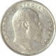 Silver Two Annas Coin  of King Edward VII of Bombay Mint of 1910.