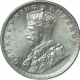 Silver Two Annas Coin  of King George V of Calcutta Mint of 1914.