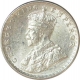 Silver Two Annas Coin of King George V of Calcutta Mint of 1917.