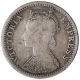 Silver Quarter Rupee Coin of Victoria Empress of Bombay Mint of 1897.