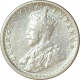 Silver Quarter Rupee Coin of King George V of Calcutta Mint of 1913.