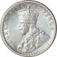 Silver Quarter Rupee Coin of King George V of Calcutta Mint of 1934.