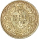 Silver Quarter Rupee Coin of King George V of Bombay Mint of 1936.