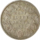 Silver Half Rupee Coin of Victoria Empress of Bombay Mint of 1885.