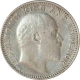 Silver Half Rupee Coin of King Edward VII of Calcutta Mint of 1907.