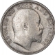 Silver Half Rupee Coin of King Edward VII of Bombay Mint of 1910.