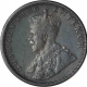 Silver Half Rupee Coin of King George V of Bombay Mint of 1916.