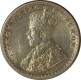 Silver Half Rupee Coin of King George V of Calcutta Mint of  1934.