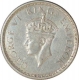 Silver Half Rupee Coin of King George VI of Calcutta Mint of 1939.