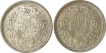 Silver Half Rupee Coin of King George VI of Bombay Mint of 1942.