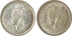 Silver Half Rupee Coin of King George VI of Bombay Mint of 1942.