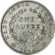 Silver One Rupee Coin of Victoria Queen of Madras Mint of 1840.