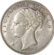 Silver One Rupee Coin of Victoria Queen of Calcutta  Mint of  1840.