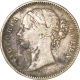 Silver One Rupee Coin  of Victoria Queen of Madras Mint of 1840.