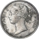 Silver One Rupee Coin of Victoria Queen of Calcutta Mint of 1840.