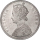 Silver One Rupee Coin of Victoria Queen of Bombay Mint of 1862.