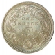 Silver One  Rupee Coin of Victoria Queen of Calcutta Mint of 1862.