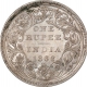 Silver One Rupee Coin of Victoria Queen of Bombay Mint of 1862.