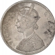 Silver One Rupee Coin of Victoria Queen of Bombay Mint of 1862.