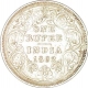 Silver One Rupee Coin  of Victoria Queen of Calcutta Mint of 1862.