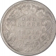 Silver One Rupee Coin of Victoria Queen of Calcutta Mint of 1862.