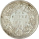 Silver One  Rupee Coin of Victoria Queen of Bombay Mint of 1862.