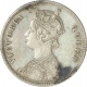 Silver One Rupee Coin of Victoria Queen of Calcutta Mint of 1862.