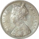 Silver One Rupee Coin  of Victoria Empress of Bombay Mint of 1877.