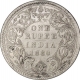 Silver One  Rupee Coin of Victoria Empress of Bombay Mint of 1880.