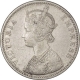 Silver One  Rupee Coin of Victoria Empress of Bombay Mint of 1880.