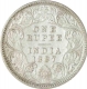 Silver One Rupee Coin of Victoria Empress of Bombay Mint of 1887.