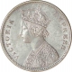 Silver One Rupee Coin of Victoria Empress of Calcutta Mint of 1887.