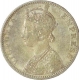 Silver One Rupee Coin  of Victoria Empress of Bombay Mint of 1892.