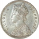 Silver One Rupee Coin of Victoria Empress of Calcutta Mint of 1900.