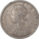 Silver One Rupee Coin of Victoria Empress of Bombay Mint of 1900.